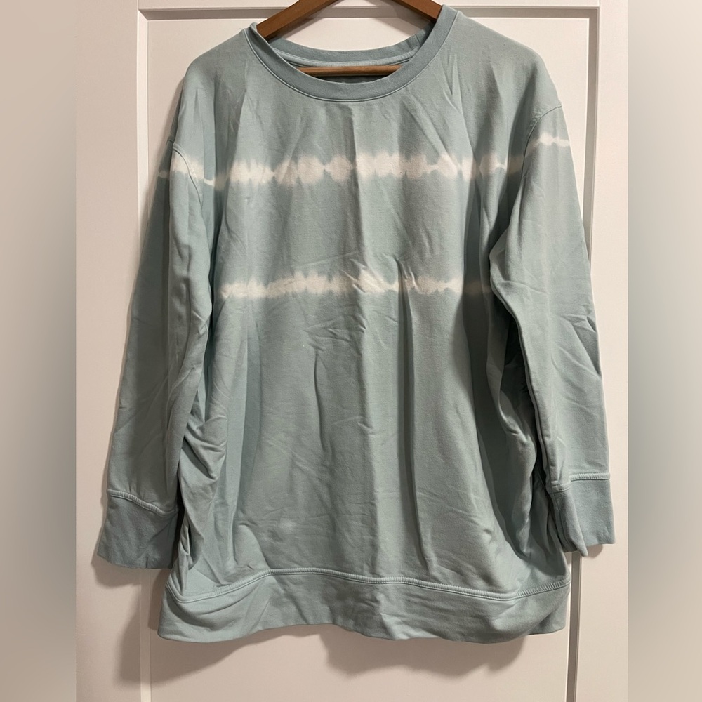 EUC Isabel Women’s Maternity Tie-Dye Long Sleeve Sweatshirt Size XL